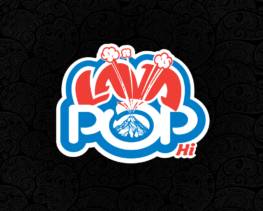 Logo Design for Lava Pop, Maui, Hawaii.