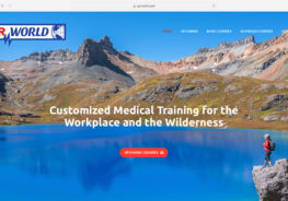 Website Design and Development for CPR World in Telluride, Colorado.