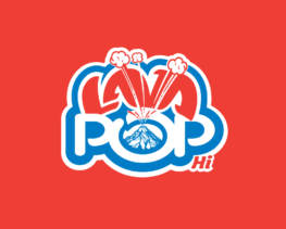 Logo Design for Lava Pop, Maui, Hawaii.